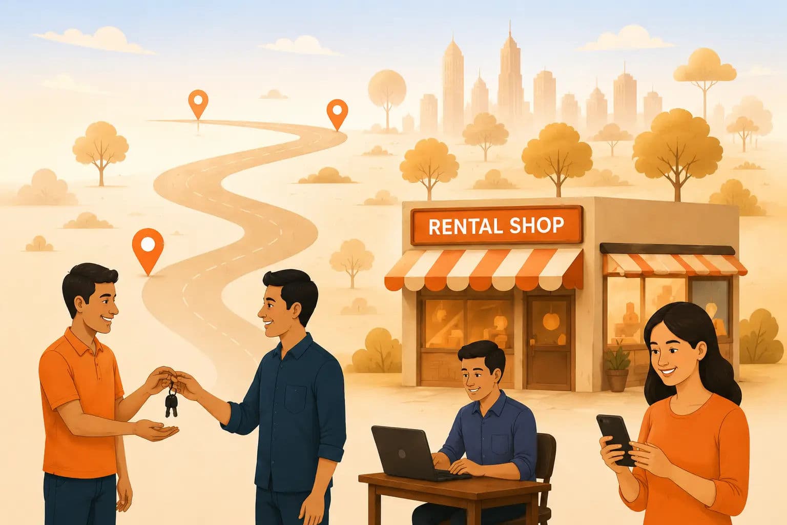India's vehicle rental platform